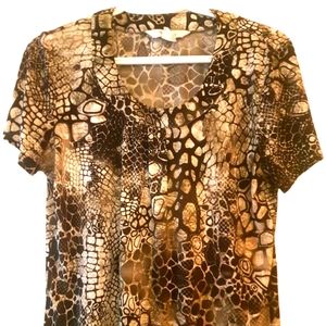 👚 TanJay Reptile Print Top